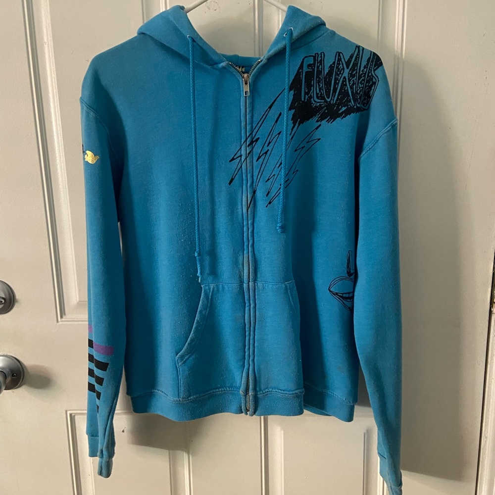 Free City zip-up hoodie size 2 (medium)